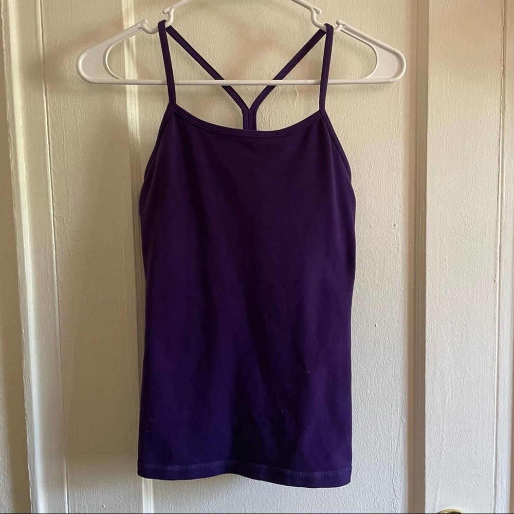 LULULEMON Purple Power Y Tank Top